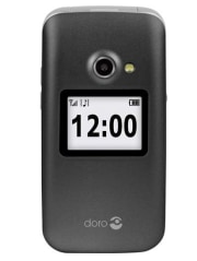 telefono movil doro 2424 sencillo con tapa y reloj. — Ortoleku